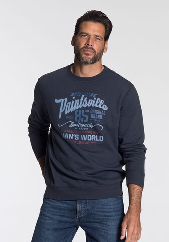 Man's World Sweatshirt in Blau: predná strana