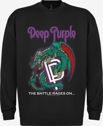 Sweat-shirt 'Deep Purple Deep Purple-Battle Rages on Album Sweatshirt Sweatshirt' Rockshirts en noir : devant