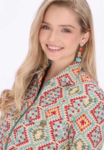 IZIA - Casaco meia-estação em mistura de cores