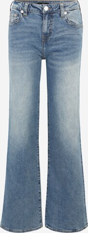 True Religion Flared Jeans in Blauw: voorkant