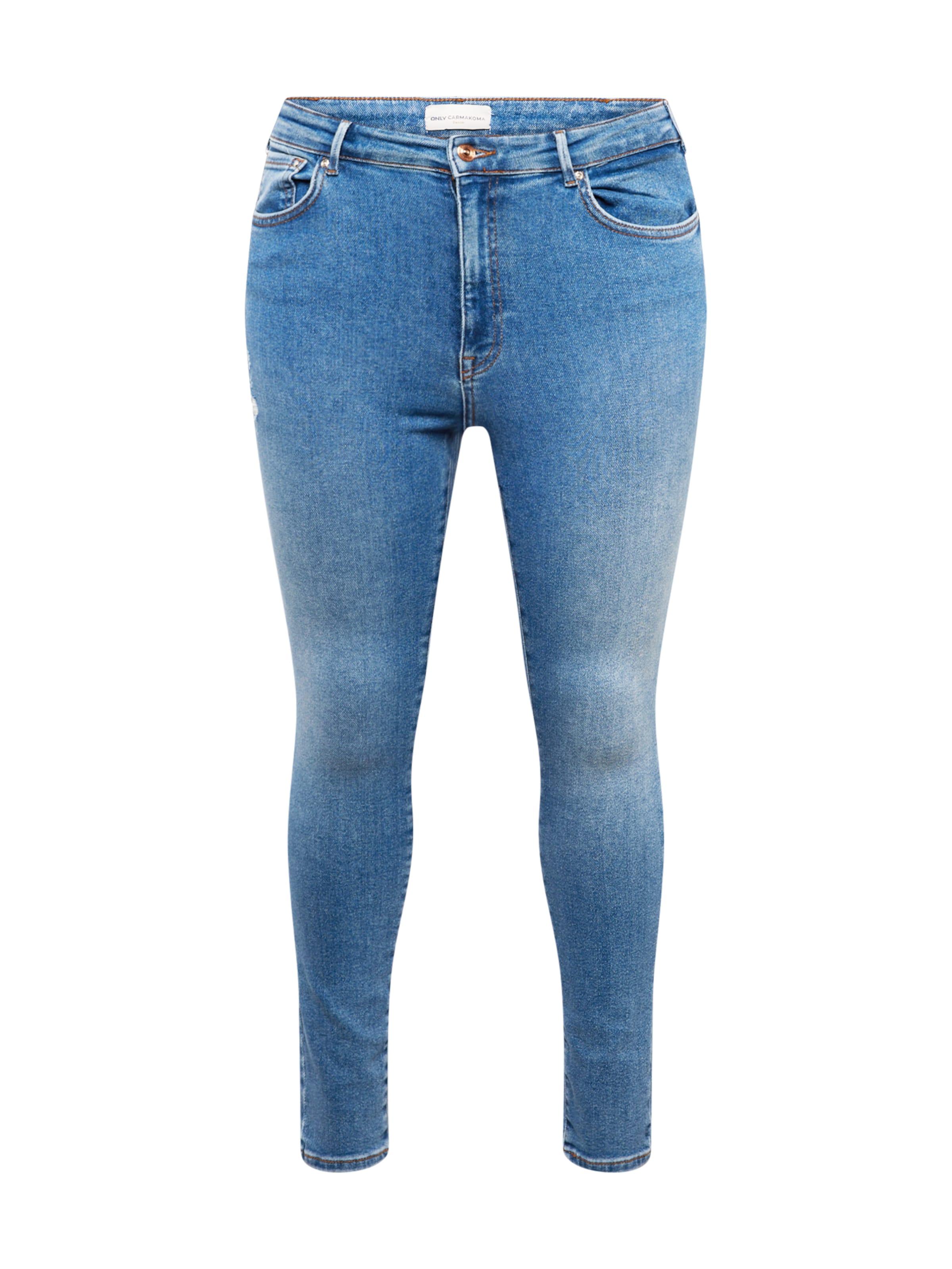 Skinny Jean 'Iconic' ONLY Carmakoma en bleu : devant