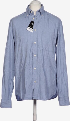 Marc O'Polo Button Up Shirt in L in Blue: front