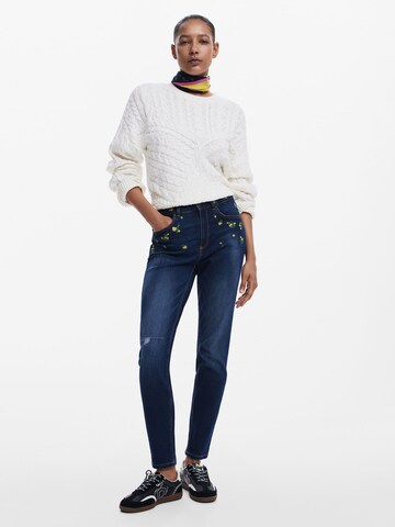 Coupe slim Jean Desigual en bleu