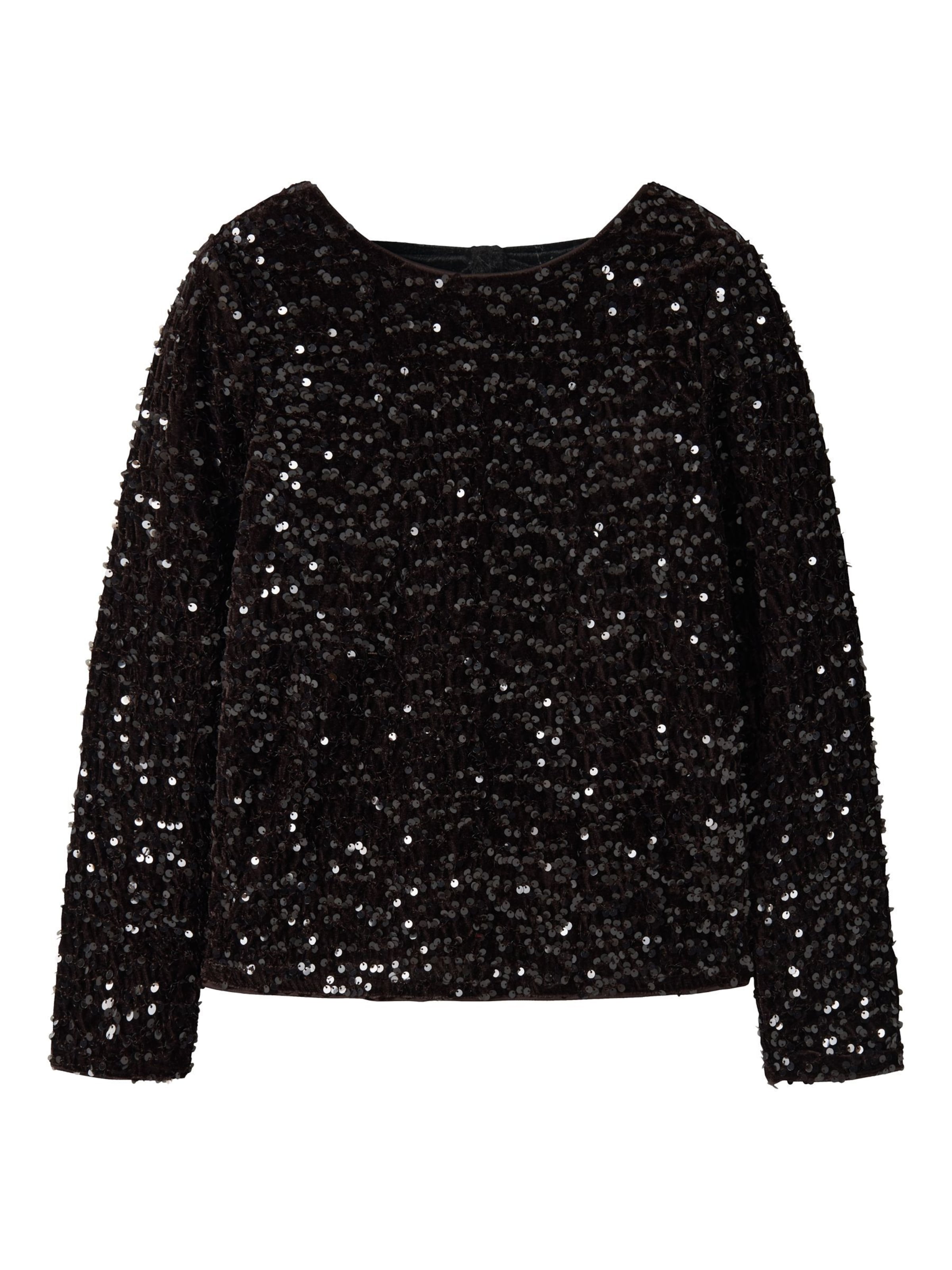 NAME IT - Blusa en negro: frente