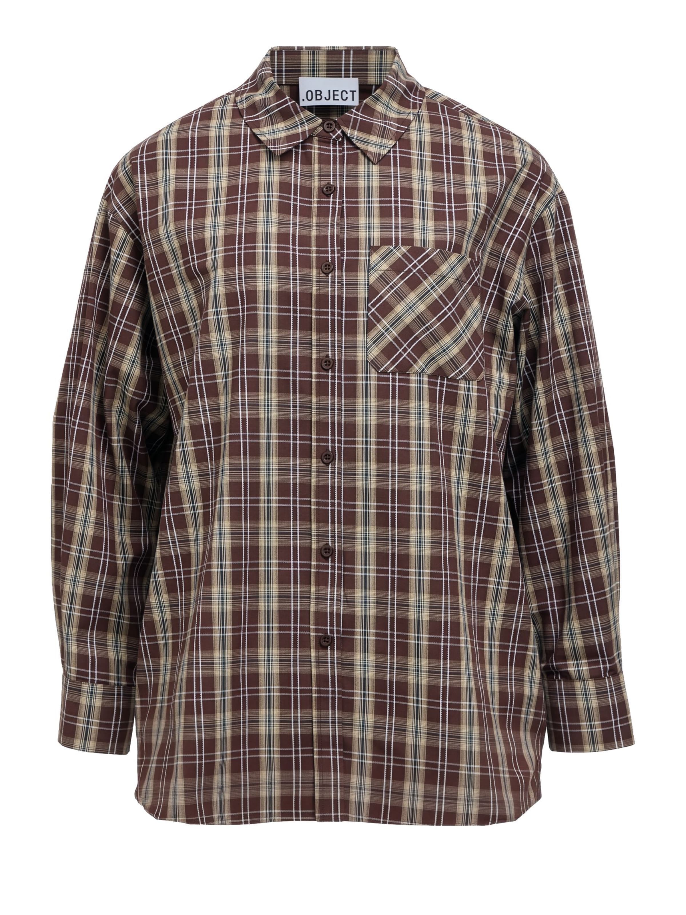 OBJECT - Blusa en marrón: frente