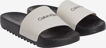 smėlio Calvin Klein Šlepetės: priekis