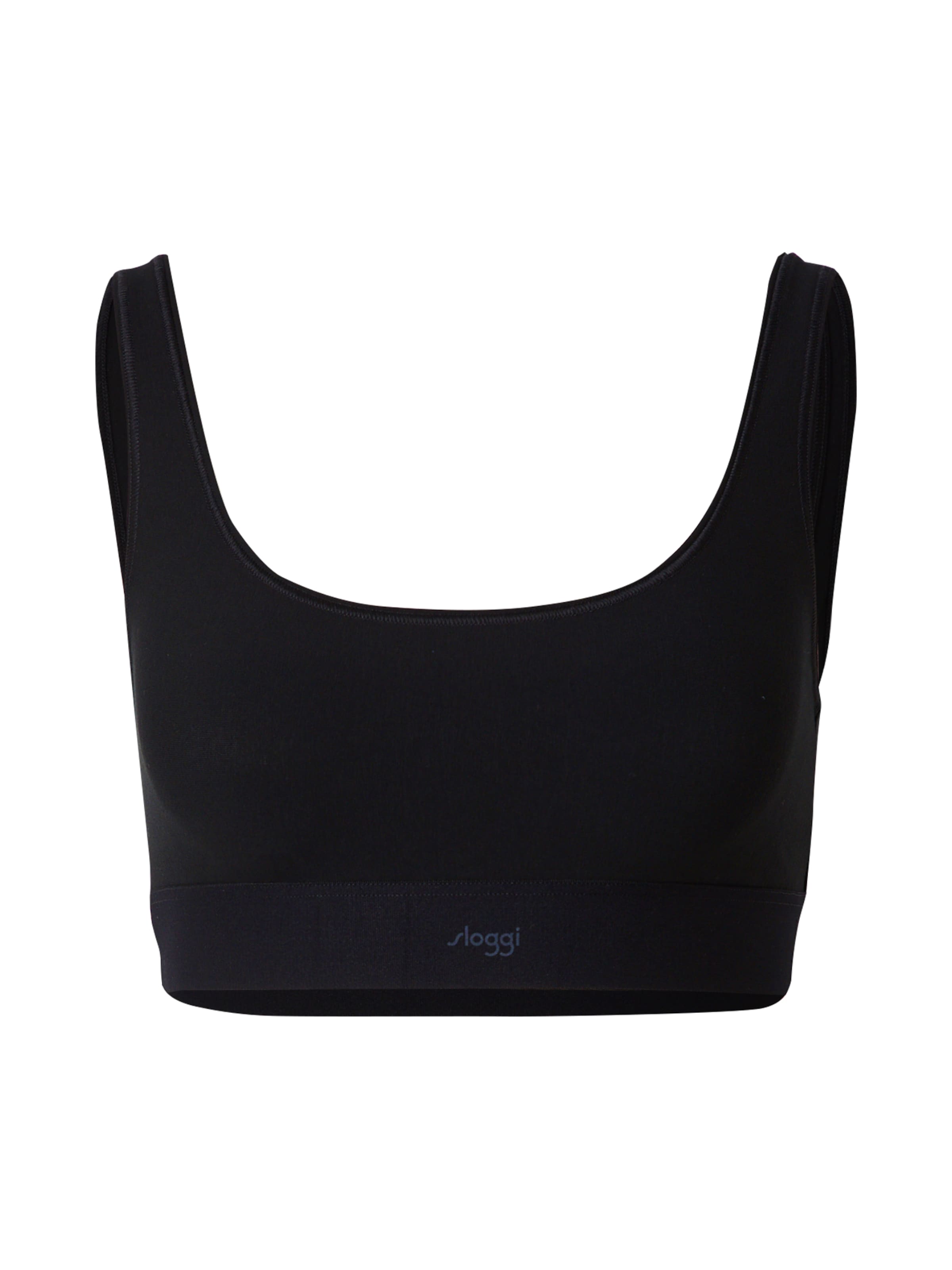 Sutien 'EVER' de la SLOGGI pe negru: față