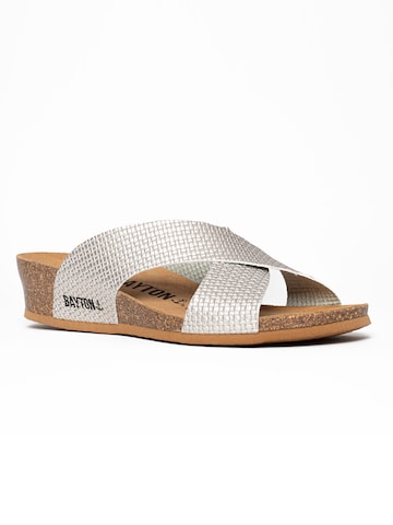 Bayton Pantolette 'Marta' in Silber