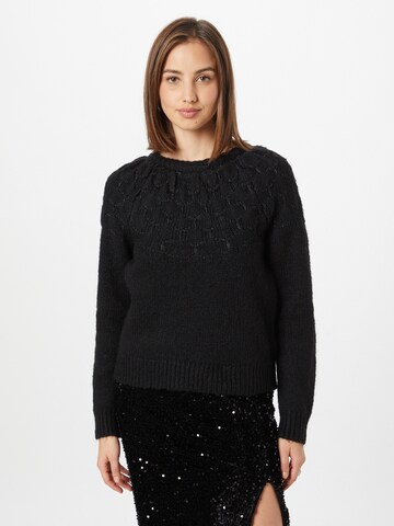 ONLY Пуловер 'MISJA' в черно: отпред