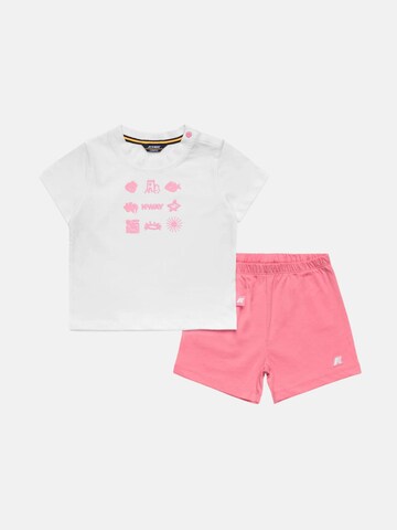 K-Way Regular Pak 'K-WAY KIDS E.PETE SET PLAGE JERSEY Completi' in Wit