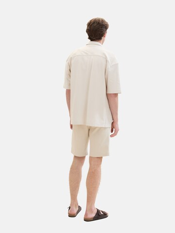 TOM TAILOR Regular Shorts in Beige