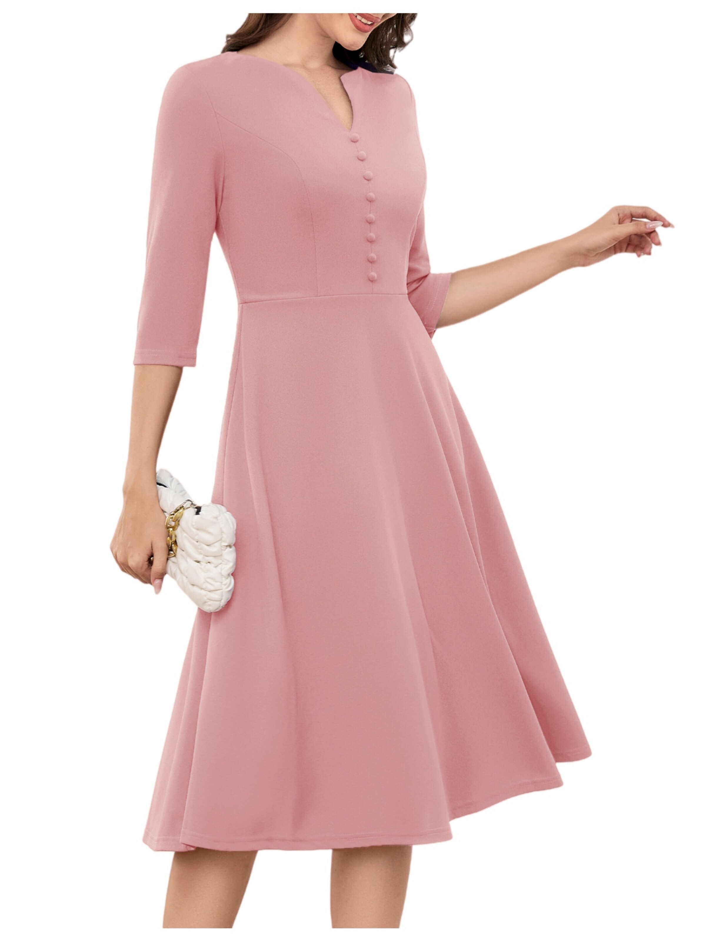 Zapaka Cocktail Dress in Pink
