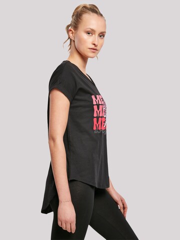 F4NT4STIC Shirt 'Merry Christmas' in Zwart