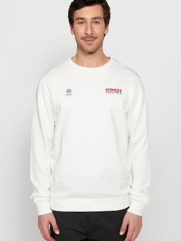 KOROSHISweater majica - bijela boja: prednji dio