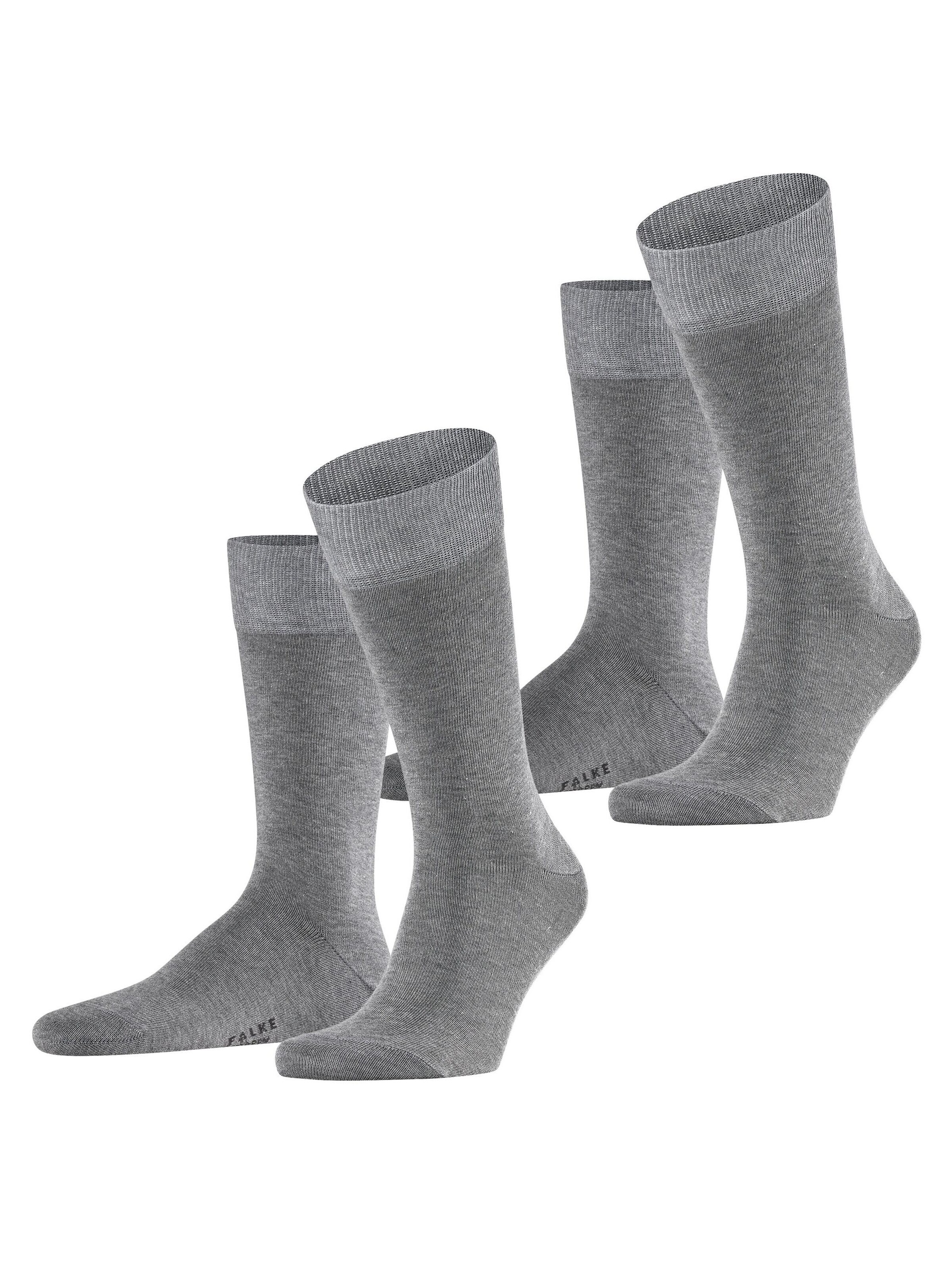 FALKE Socken 'Happy 2-Pack'‌‌‌‌‌‌‌‌‌ in Grau: Vorderseite