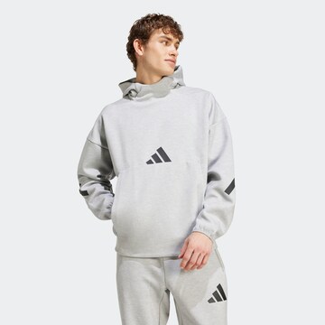 Felpa sportiva 'Z.N.E.' di ADIDAS SPORTSWEAR in grigio: frontale