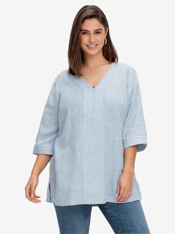 SHEEGO Tunic in Blue: front