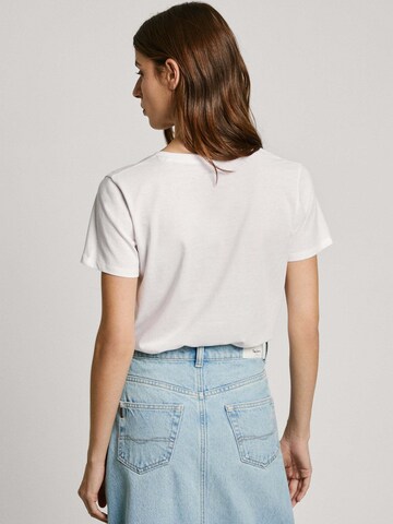 Pepe Jeans Koszulka 'Macy' w kolorze biały