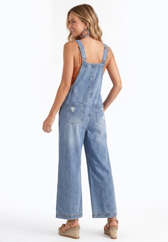 Loosefit Salopette en jean IZIA en bleu