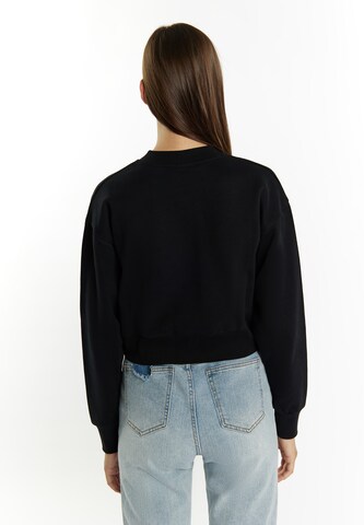 MYMO Sweatshirt 'Keepsudry' in Schwarz