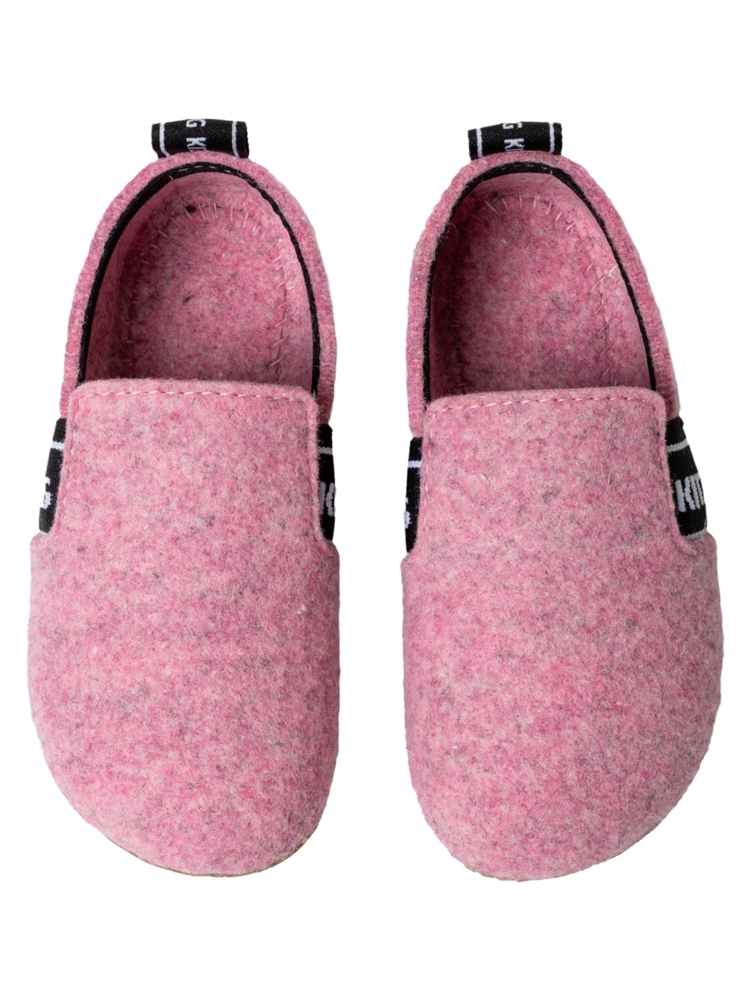 Living Kitzbühel Slippers 'T-Modell Filz' in Pink