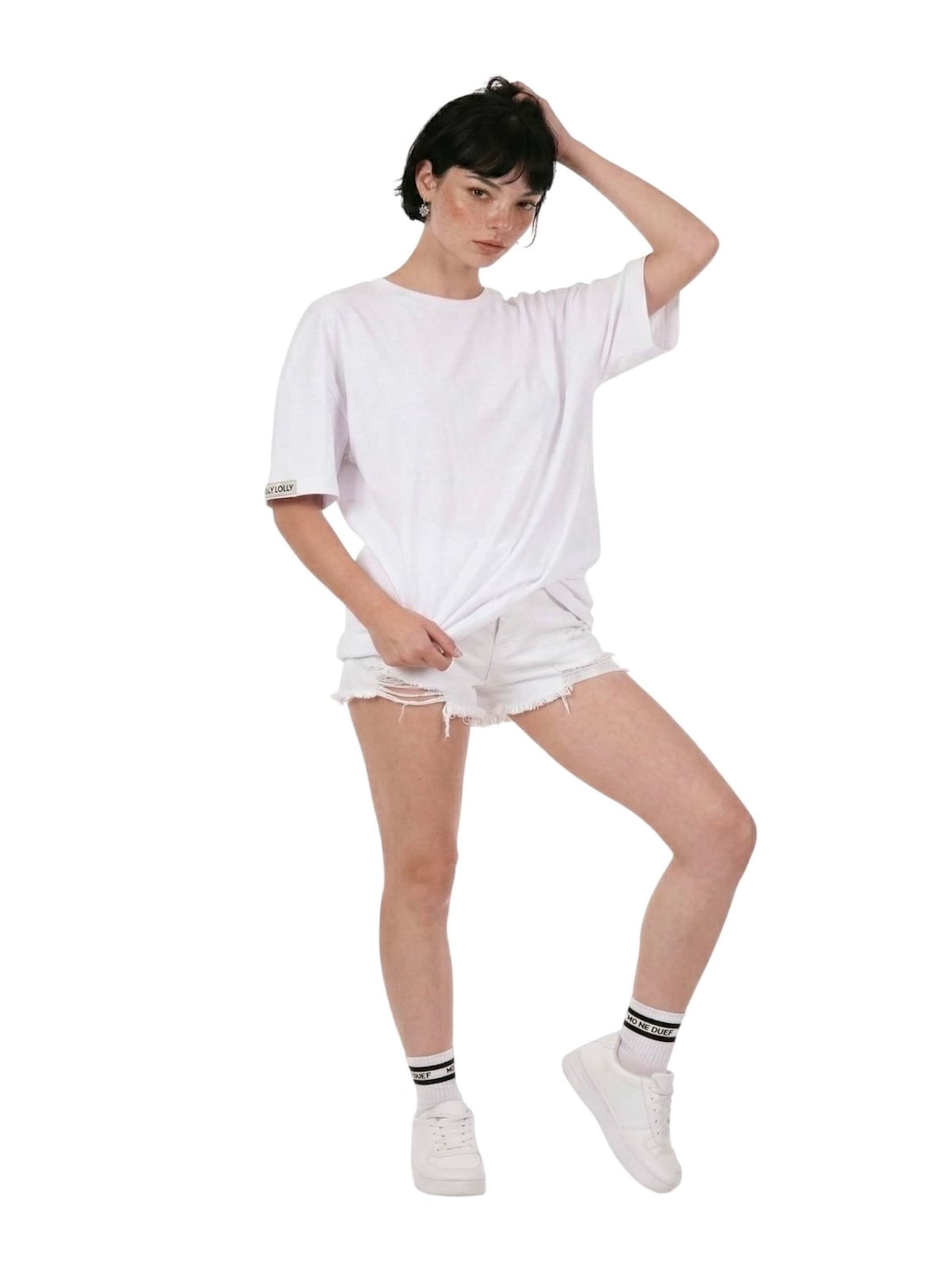 HOLLY LOLLY Oversized shirt in Wit