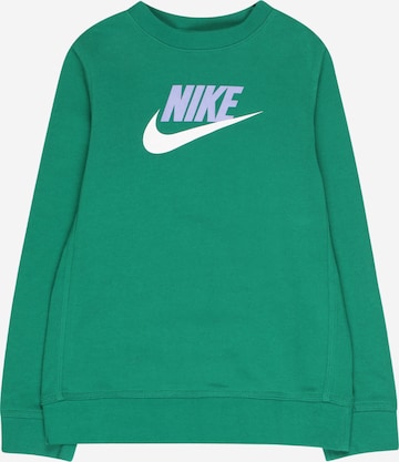 Nike Sportswear Mikina – zelená: přední strana