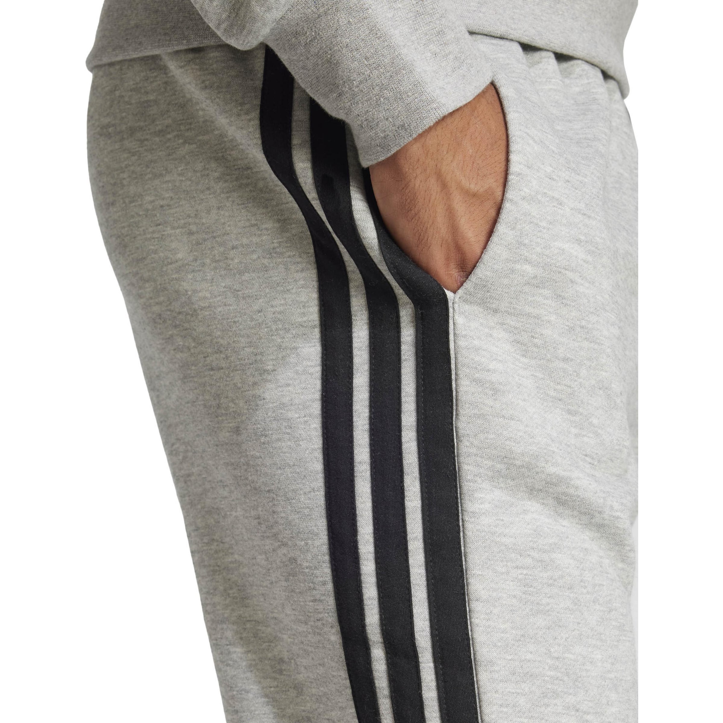 ADIDAS SPORTSWEAR Zúžený strih Športové nohavice - Sivá