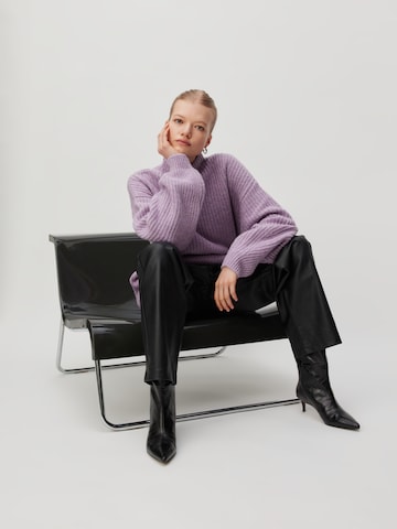 LeGer by Lena Gercke Oversized Sweater 'Anna' in Purple: front
