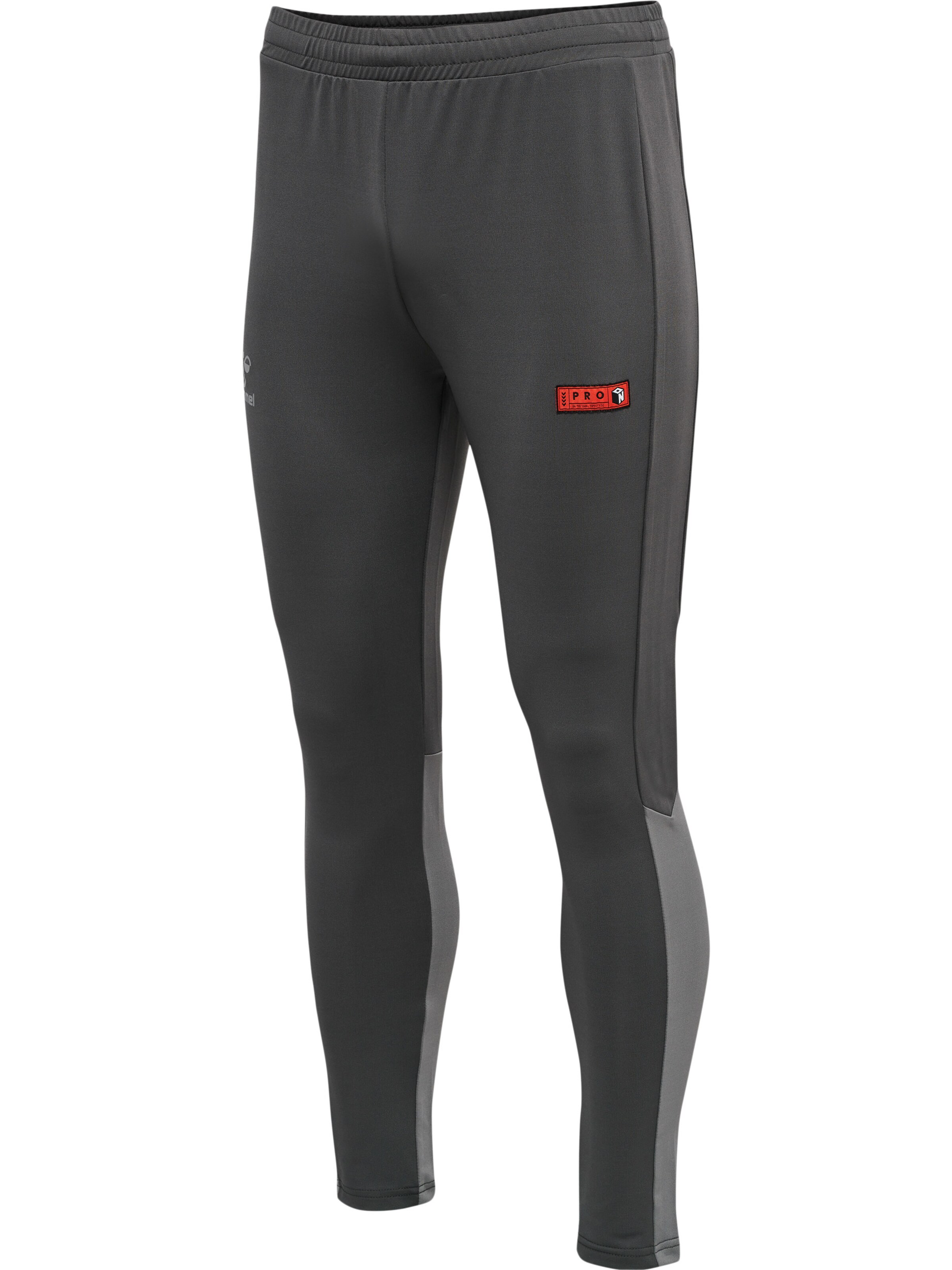 Effilé Pantalon de sport 'Pro Grid' Hummel en gris