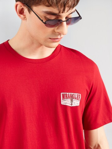 WRANGLER Футболка в Красный