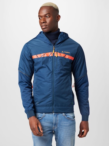 VAUDE Outdoorjas 'Moab' in Blauw: voorkant