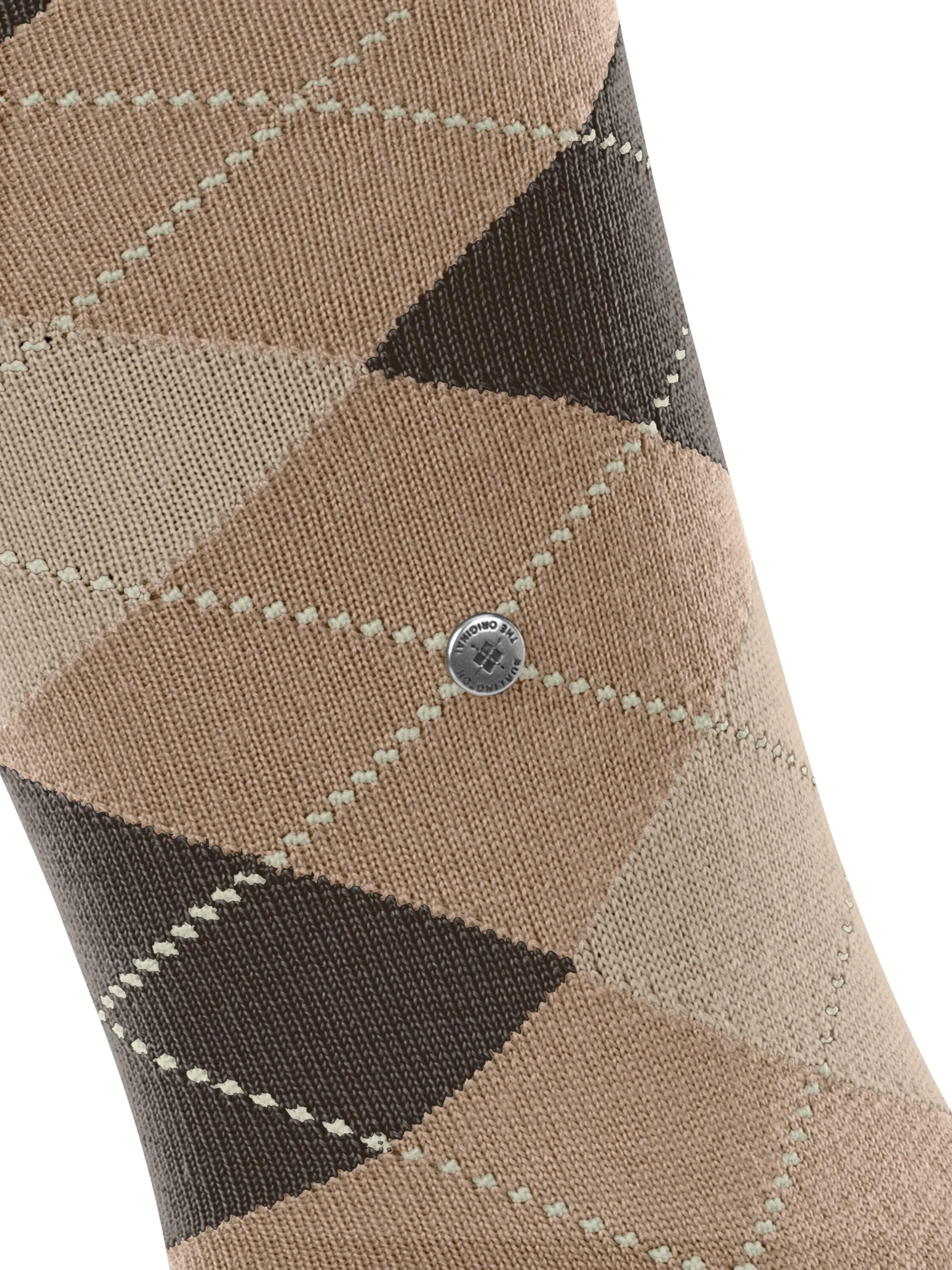 BURLINGTON Knee High Socks 'Edinburgh' in Brown