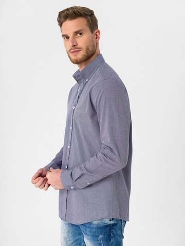 Coupe regular Chemise Dandalo en bleu