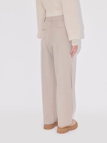 LeGer by Lena Gercke Loose fit Pleat-Front Pants 'Inge Tall' in Brown