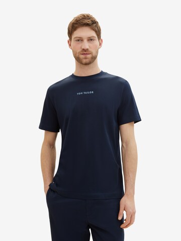 TOM TAILOR T-Shirt in Blau: predná strana