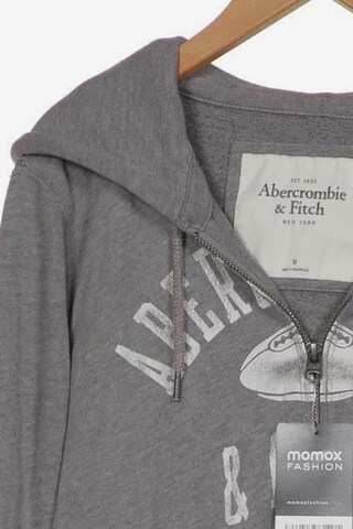Abercrombie & Fitch Kapuzenpullover M in Grau
