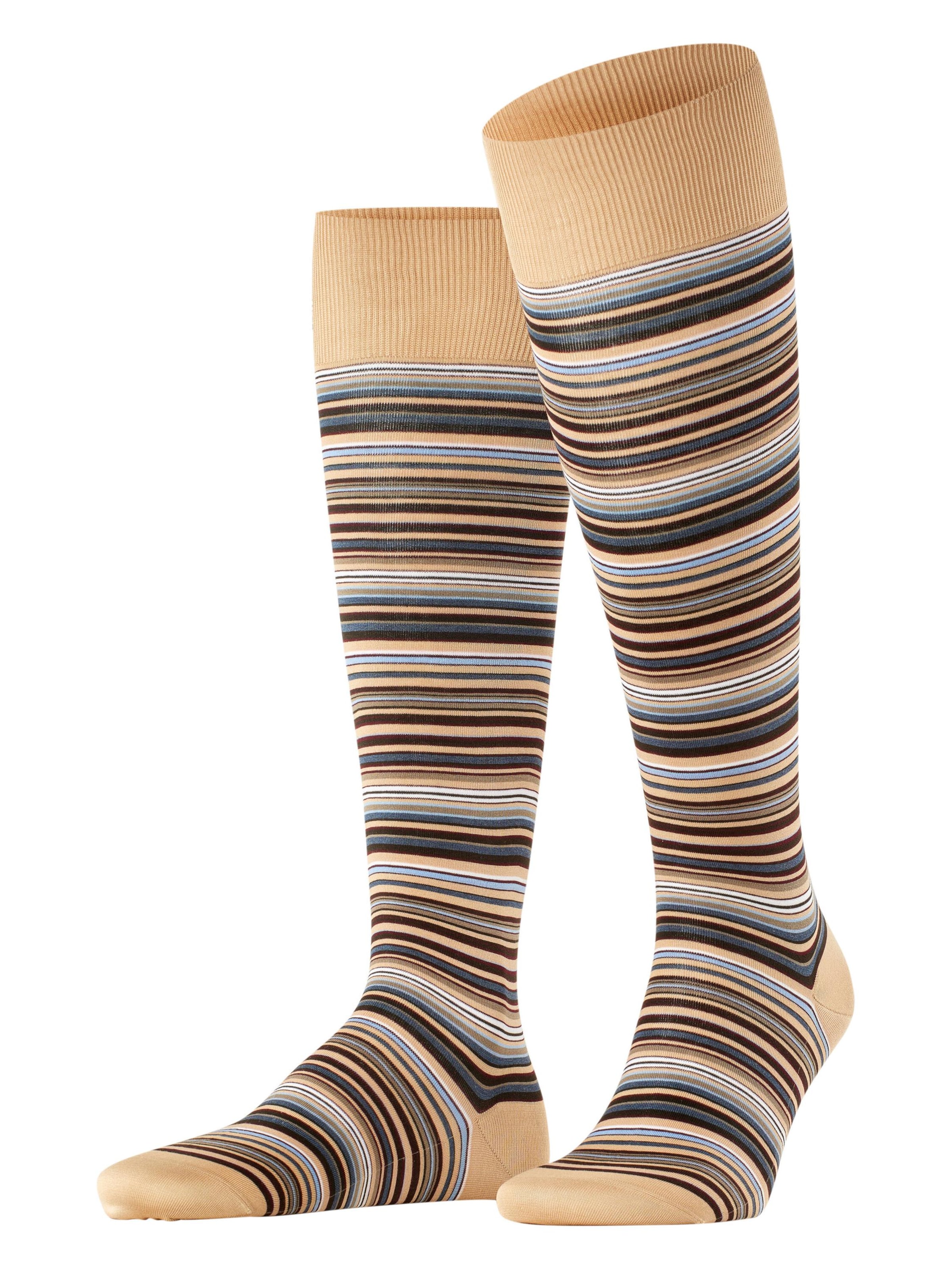 FALKE Kniestrümpfe 'Microblock'‌‌‌‌ in Braun: Vorderseite