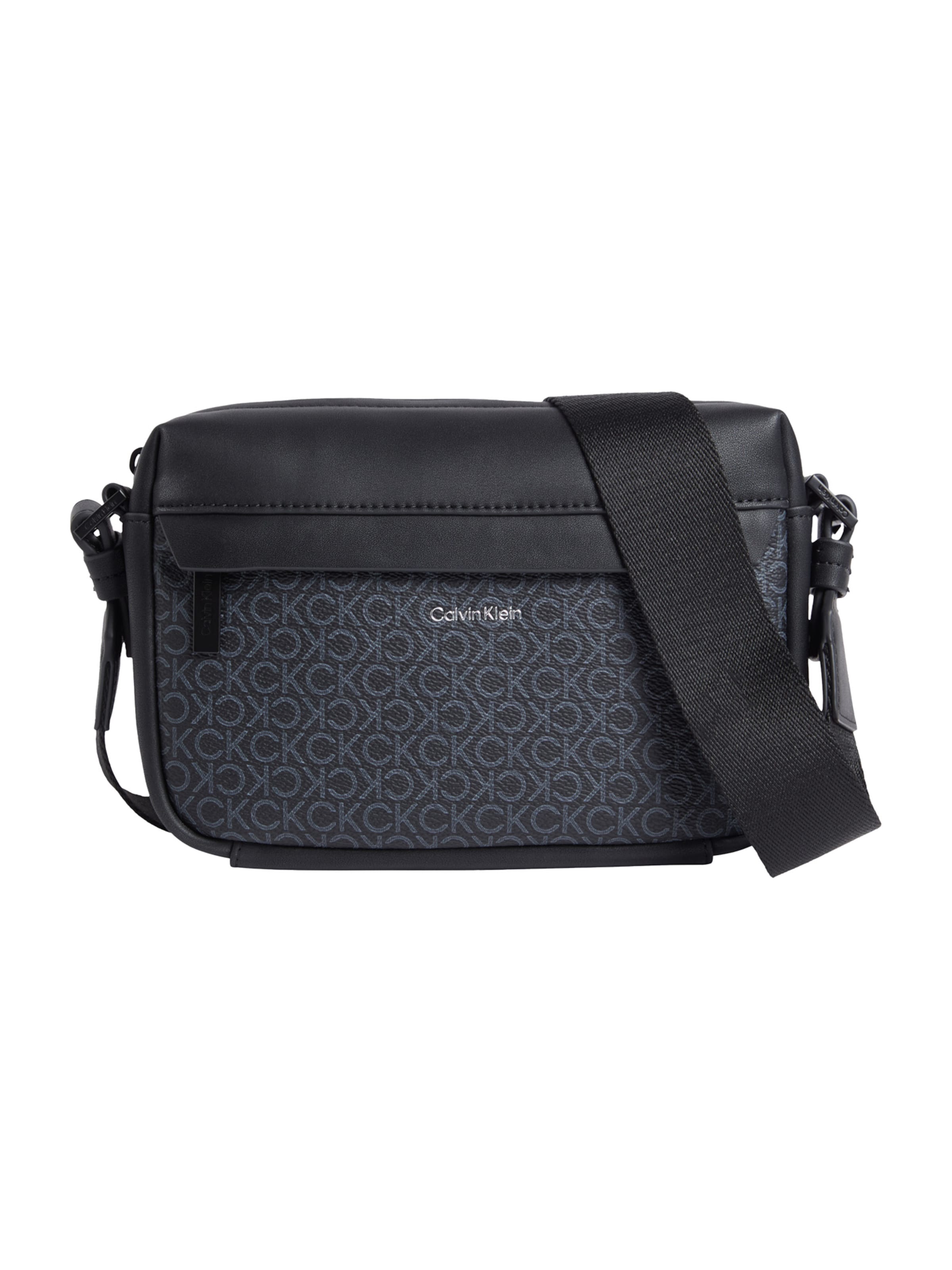 Calvin Klein - Mala de ombro 'MUST' em preto: frente