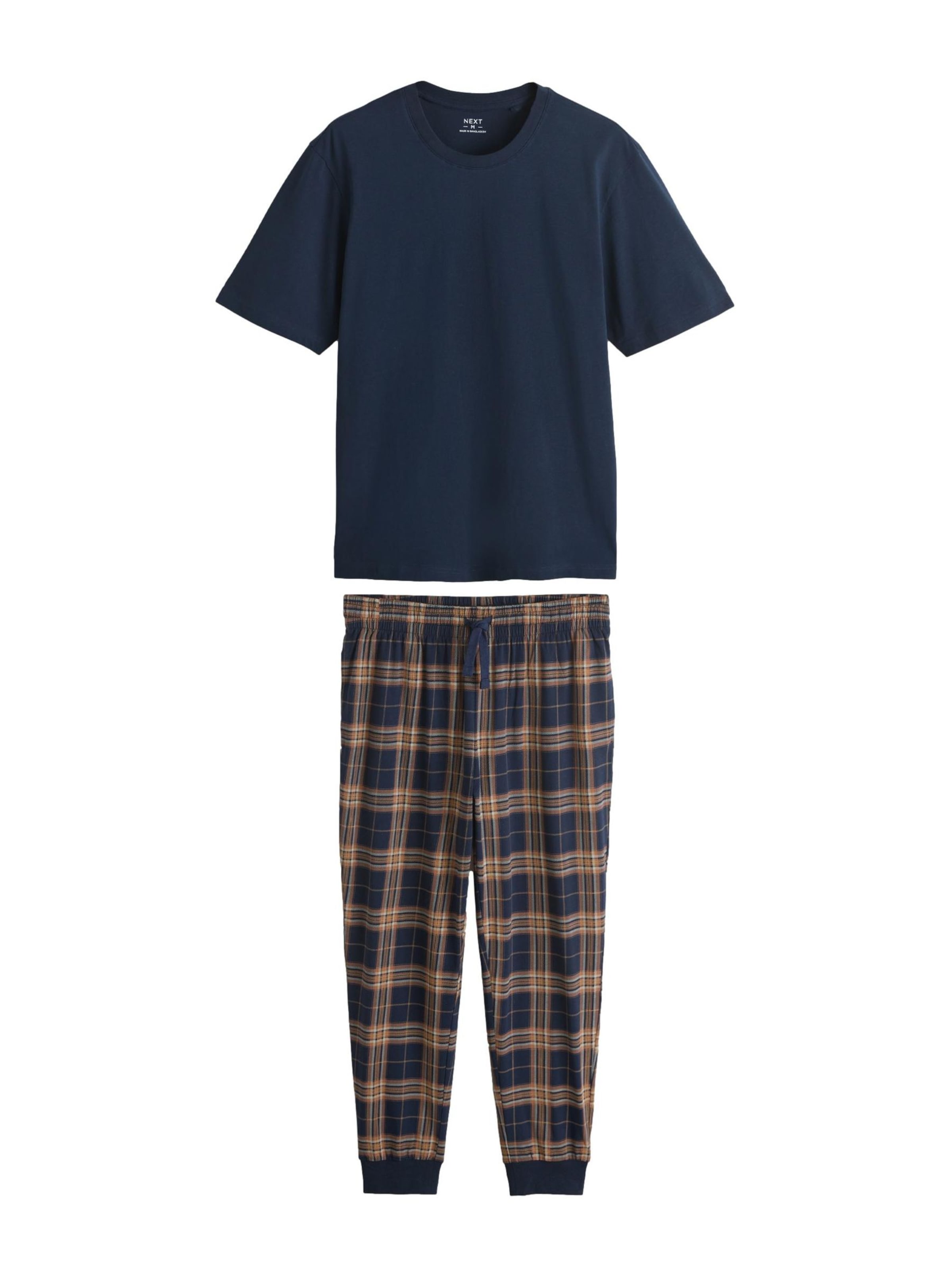 Pyjama long Next en bleu : devant