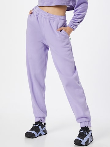 Urban Classics Tapered Pants in Purple: front