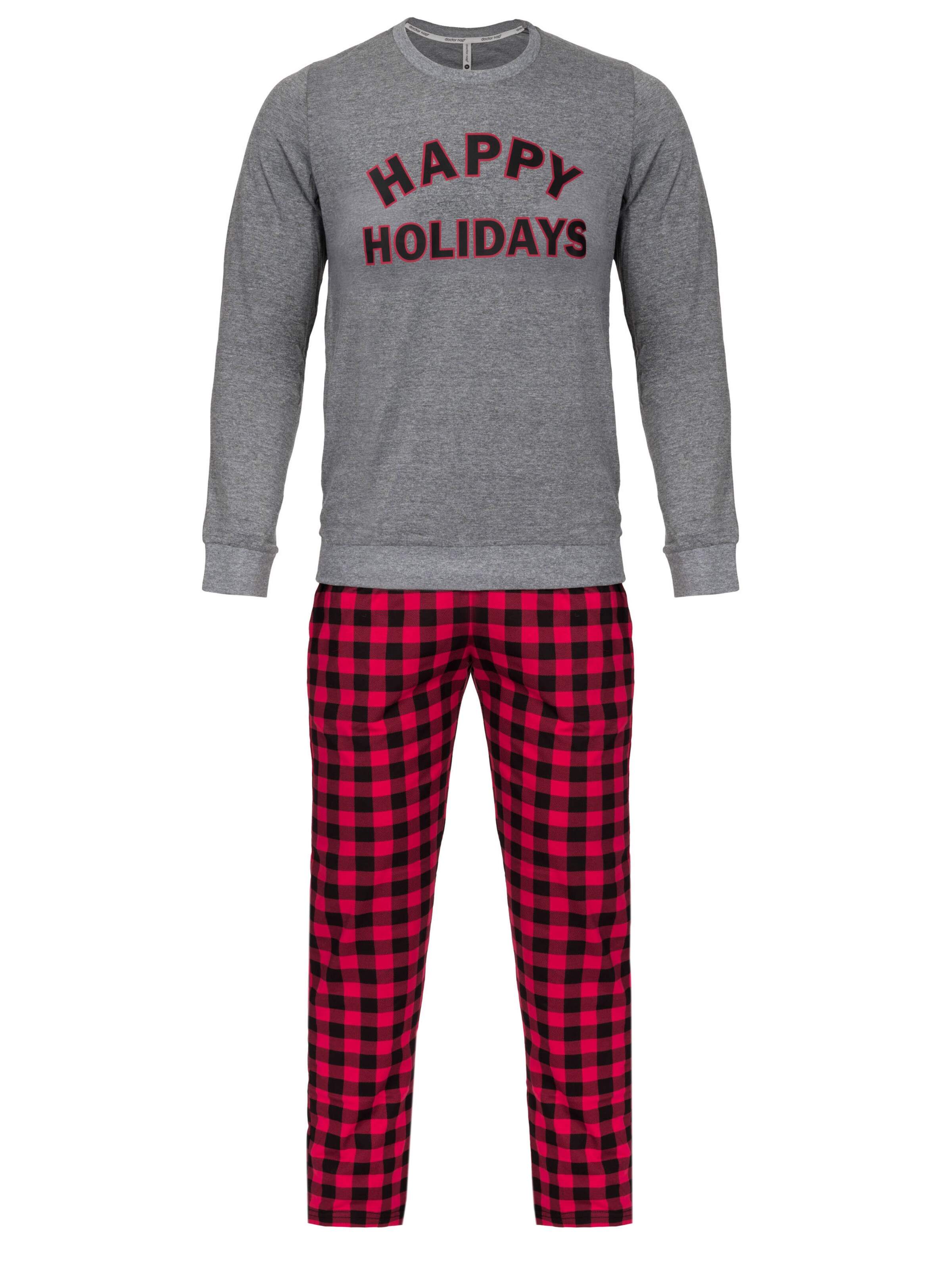 Doctor nap Pyjama‌‌‌‌‌‌‌‌ in Grau: Vorderseite