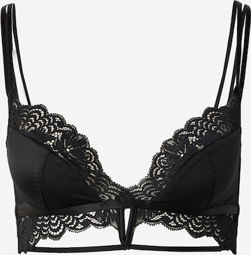 Hunkemöller T-Shirt Rintaliivi 'Lainey II' värissä musta: etupuoli