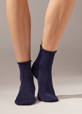 CALZEDONIA Socks in Blue: front