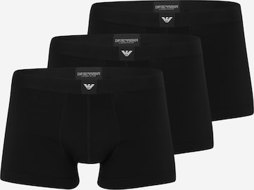 Boxer di Emporio Armani in nero: frontale