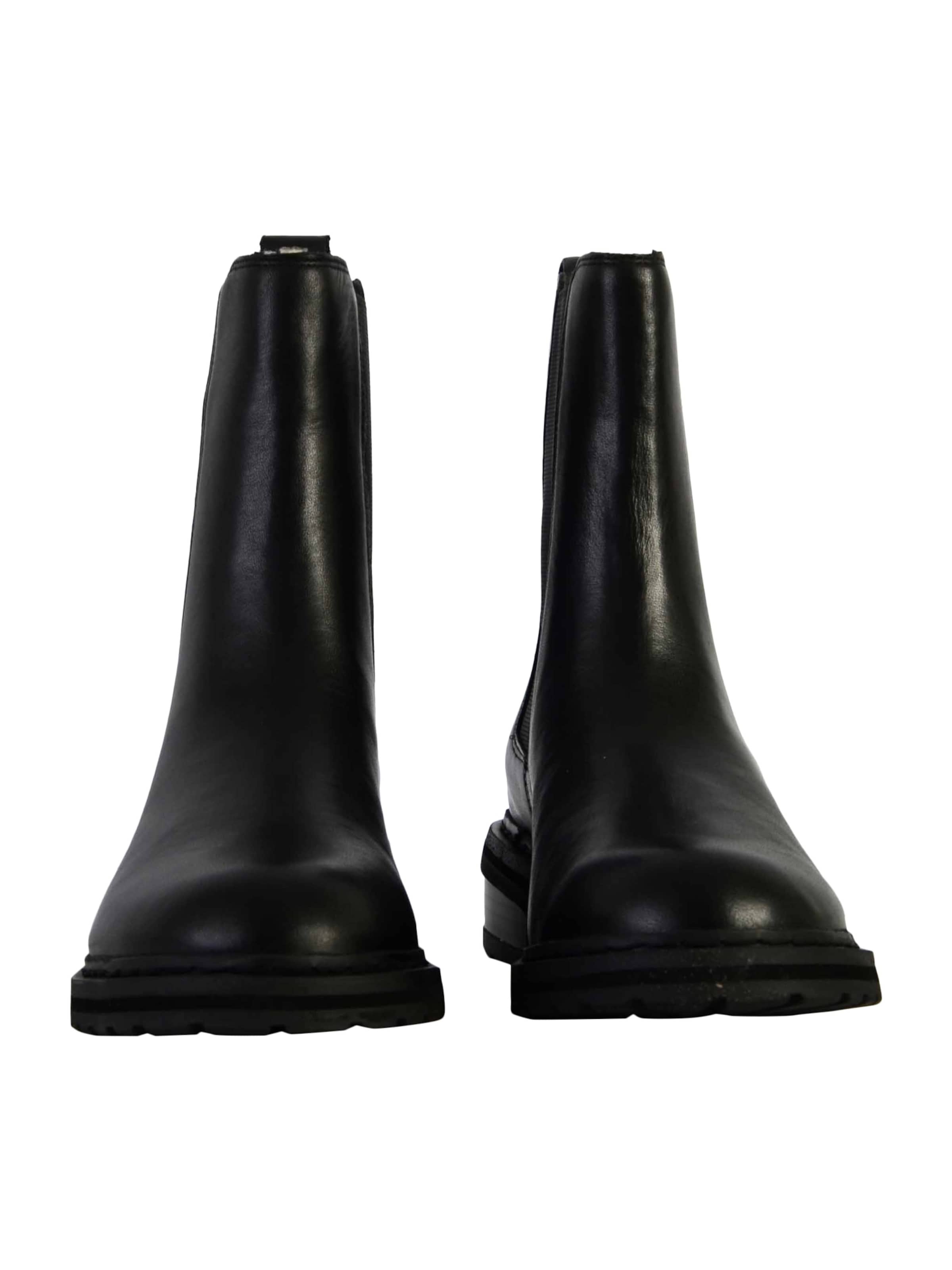CLARKS Ankle Boots 'Tilham Chelsea Ankle Boots aus Leder' in Schwarz