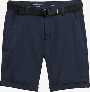 TOM TAILOR DENIM Брюки-чинос в Синий: спереди