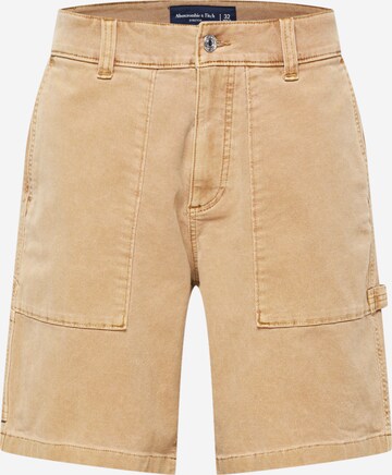 regular Pantaloni di Abercrombie & Fitch in beige: frontale
