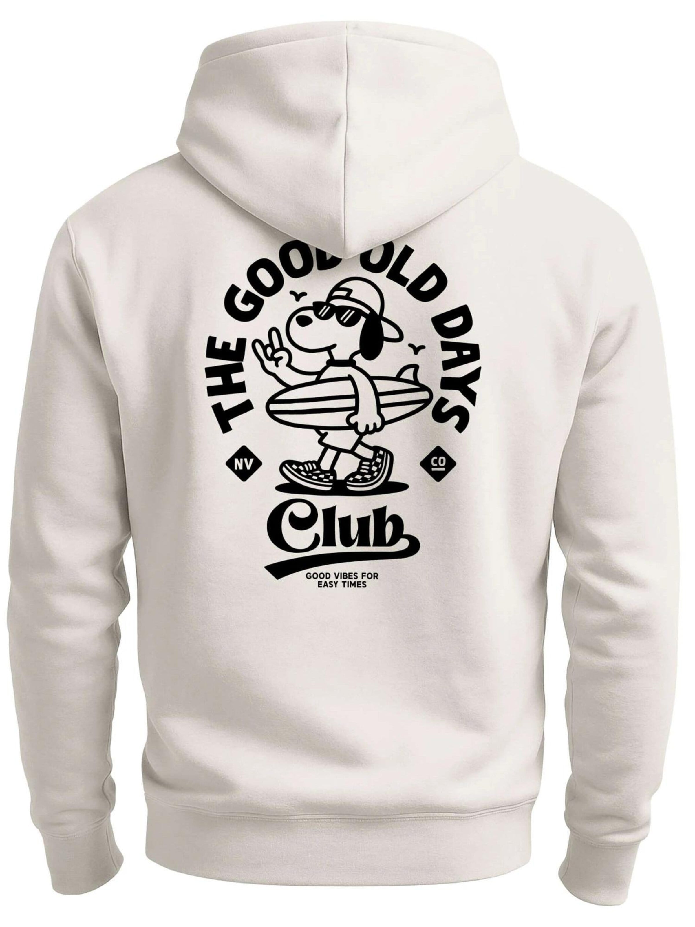 Neverless Sweatshirt 'Good old Days'‌ in Beige: Vorderseite