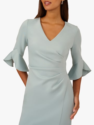 Adrianna Papell Cocktailjurk 'Scuba Faux' in Groen